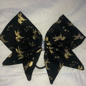 Unicorn Cheerleading bow